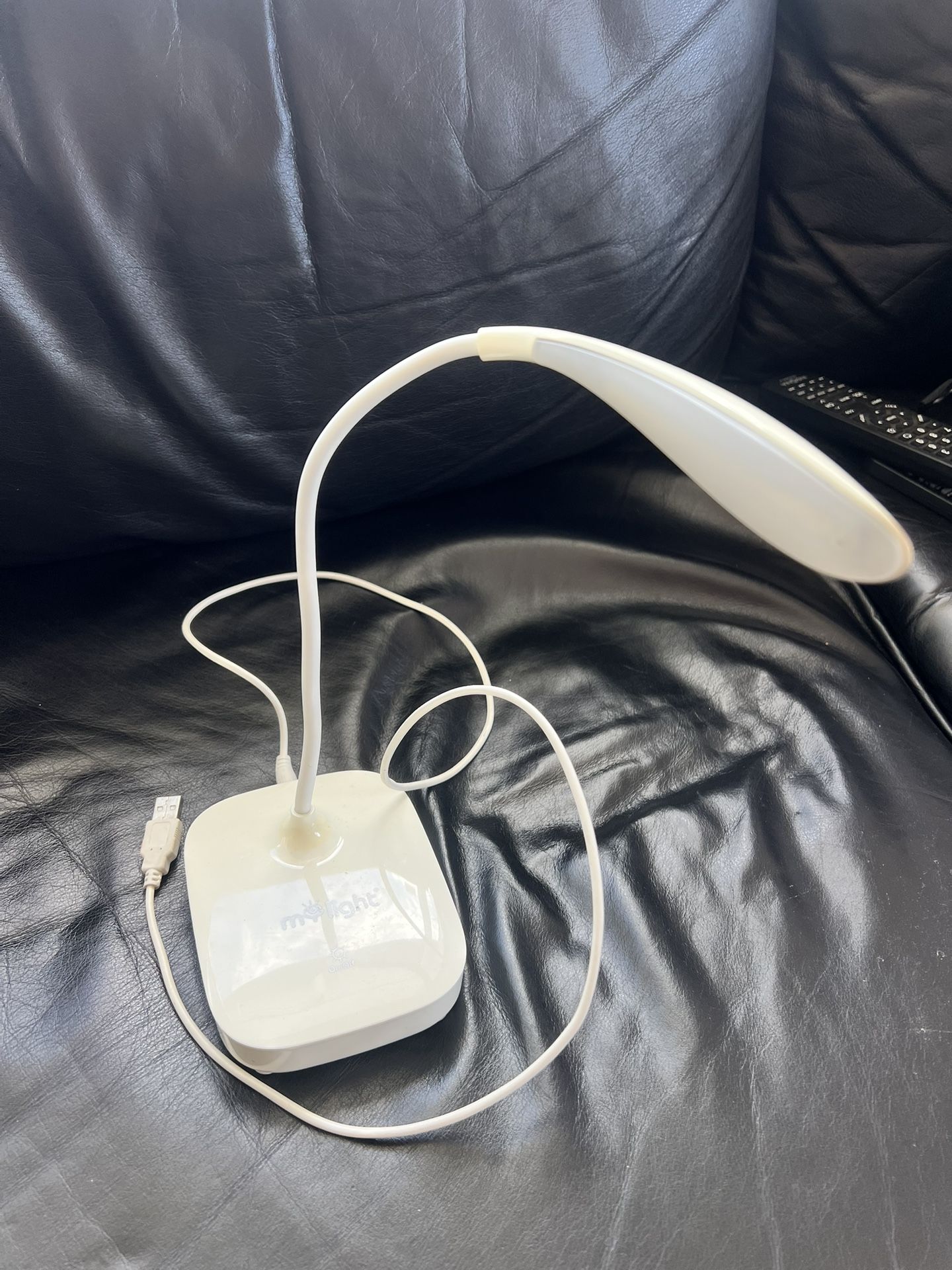 LED gooseneck Desk Lamp, 3-Level Brightness, USB Charge