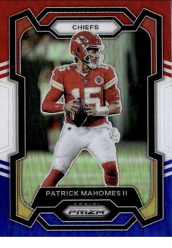 Panini prizm patrick mahomes trading card