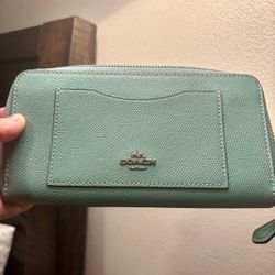 Blue Coach Wallet