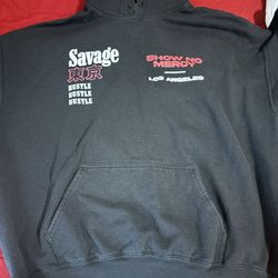 Black Graphic Hoodie