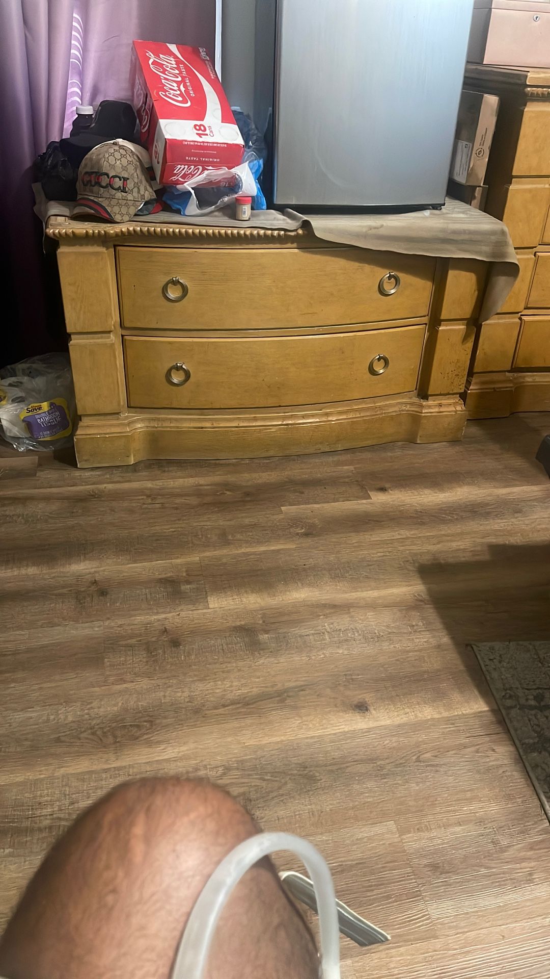 Full Bedroom Set Real Wood Heavy 