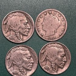 Lot Of 4 Old Coins😎