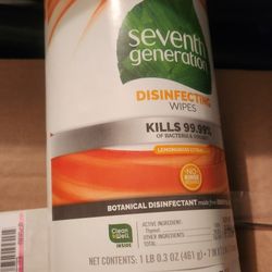 Seventh Generation Household Disinfectant Cleaning Cloths and Wipes