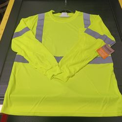NEW! Long Sleeve Reflective Work Shirts L-3X
