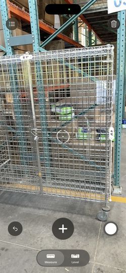 Security Cage With Wheels Chrome