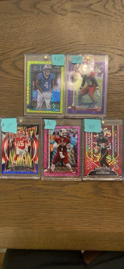 Mid tier Football cards: $15-$20 each OBO (includes case) - FS/FT for Pokemon