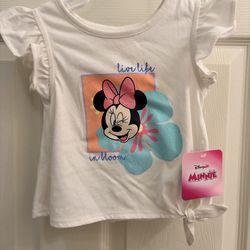 Disney Minnie Mouse T-Shirt 3T New 🎀