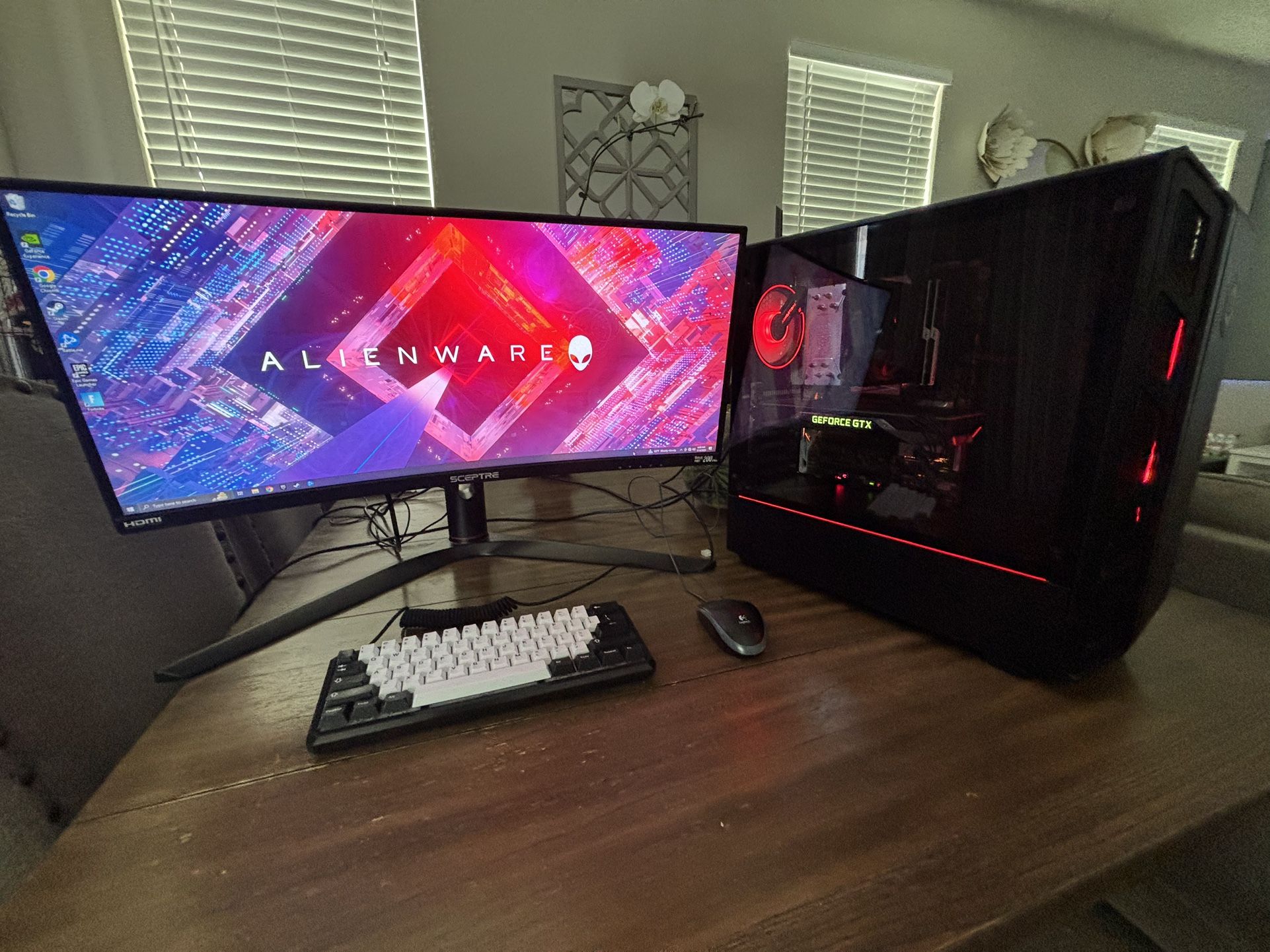 Gaming PC With 30” 200hz Monitor