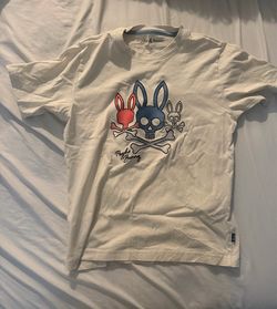 Psycho Bunny White Graphic T-Shirt