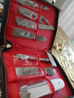 Vintage 1960s Barlow Japan multi tool camping set