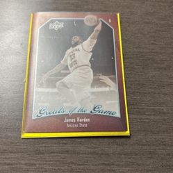 James Harden Rookie Card Upper Deck