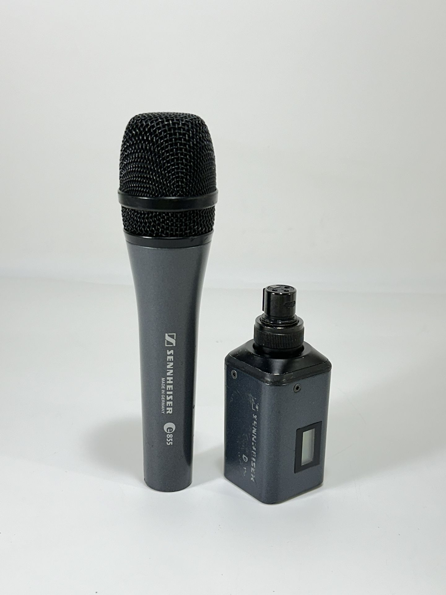 Sennheiser e 855 Super-Cardioid Dynamic Mic with SKP 100 Plug-On Transmitters