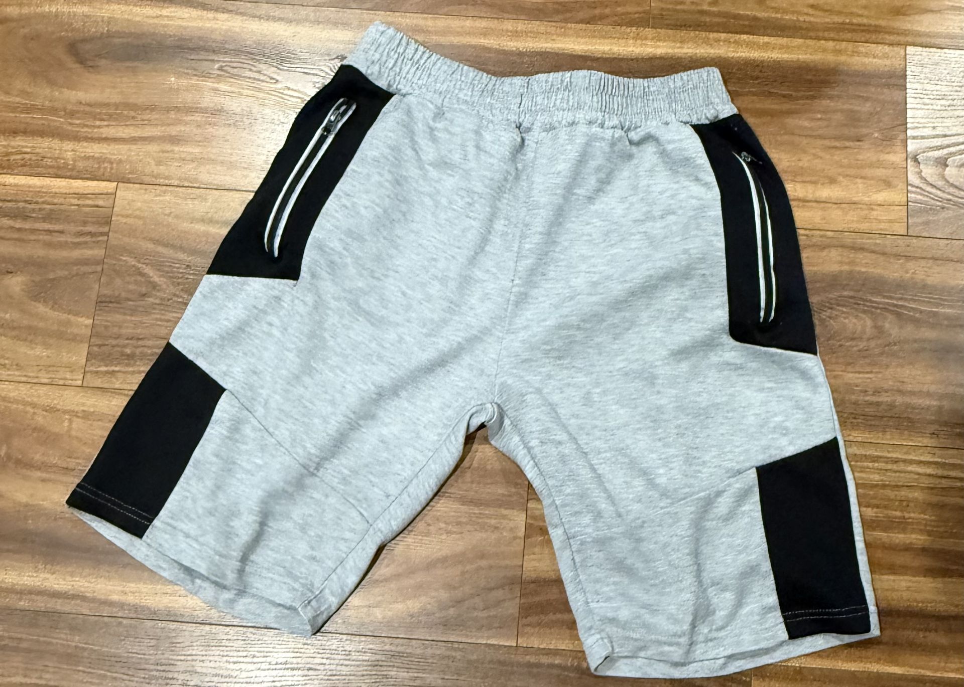 Marx And Dutch Sweat Shorts Multiple Pockets Casual Wear Wirk Out Shorts Size Xl Gray With Black Detail