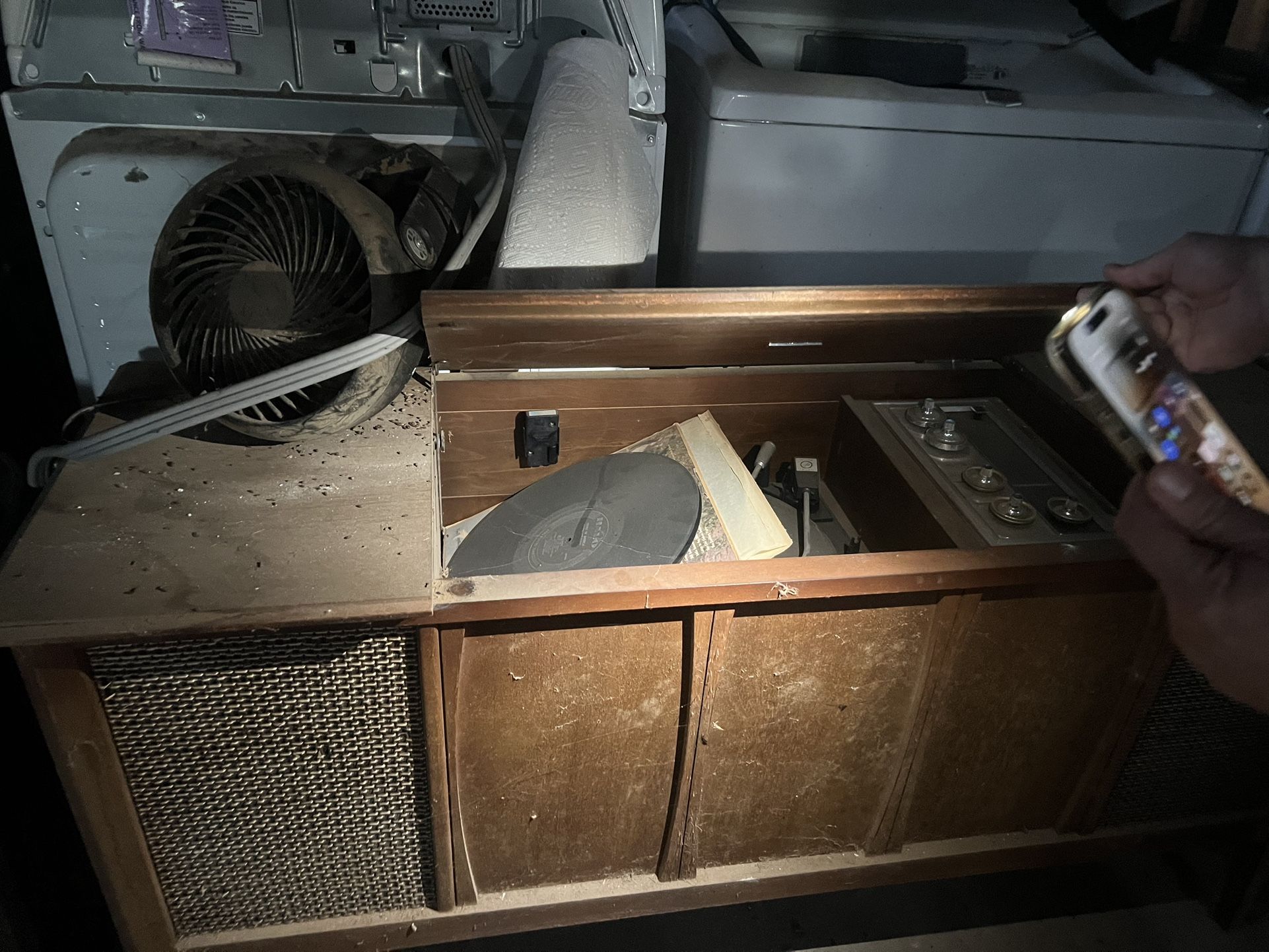 Music Box/desk Vintage, Coffee Table, Stove, Scaffolding