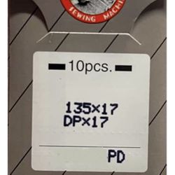 10 Organ 135x17 / DPx17 Titanium Needles for Sewing Machine