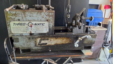 thred o matic pipe threader with stand