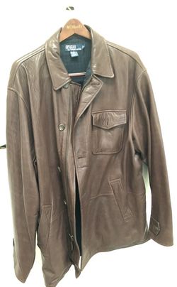 Polo leather jacket