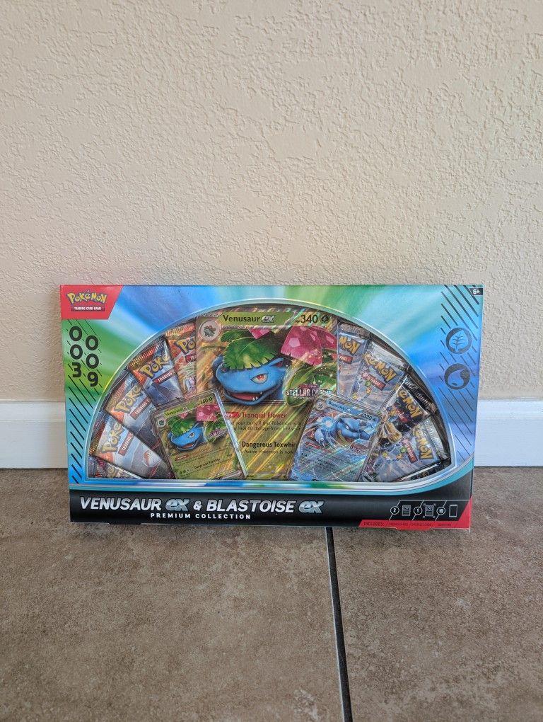 Pokémon TCG Venusaur Ex & Blastoise Ex Premium Collection Brand New Sealed