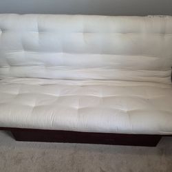 Japanese Futon W/ Organic Mattress And Lower Drawer
