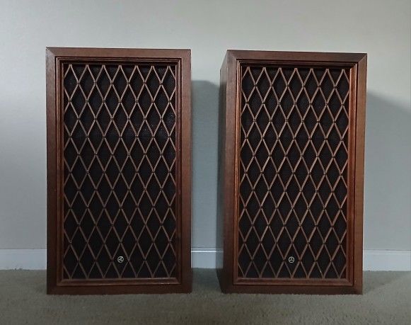 Set Of Matching Vintage 1970s Pioneer Speakers Home Stereo Sound System 