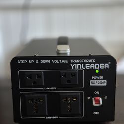3000W Voltage Transformer 110V ↔ 220V – Like New – Seattle Pickup