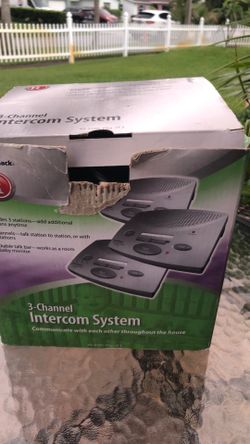 3 channel intercom system
