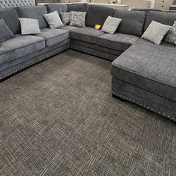 Gray Sofa Sectional W/chassis