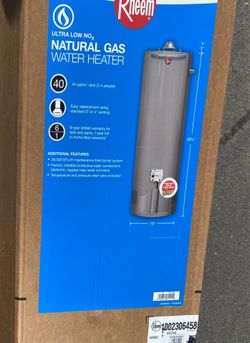 Rheem 40 gal gas water heater