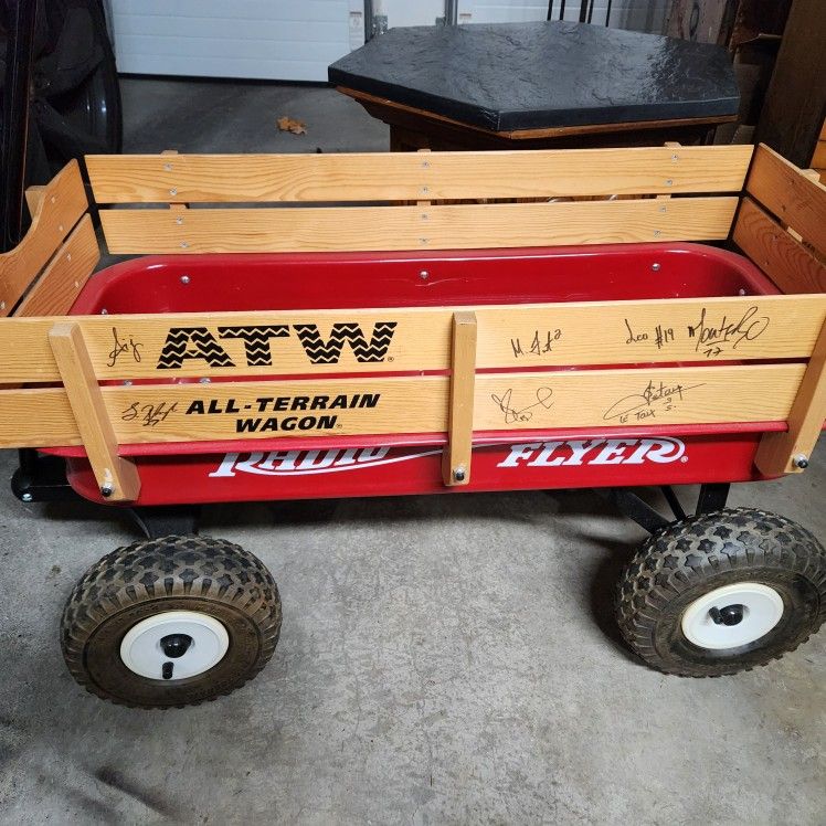Radio Flyer All-Terrain Wagon... Signed by the Seattle Sounders for Children's Hospital Charity