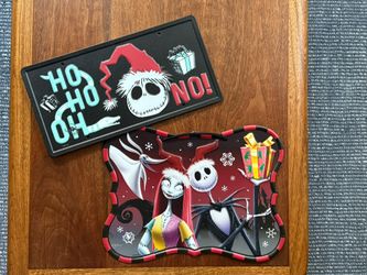Nightmare Before Christmas  Metal Hanging Signs $4 each