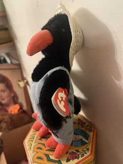 Ty Beanie Babies 1993 Cawley Crow Attic Treasures MINT 3rd Gen