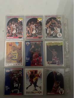 NBA cards Jordan/Robinson/jackson/magic