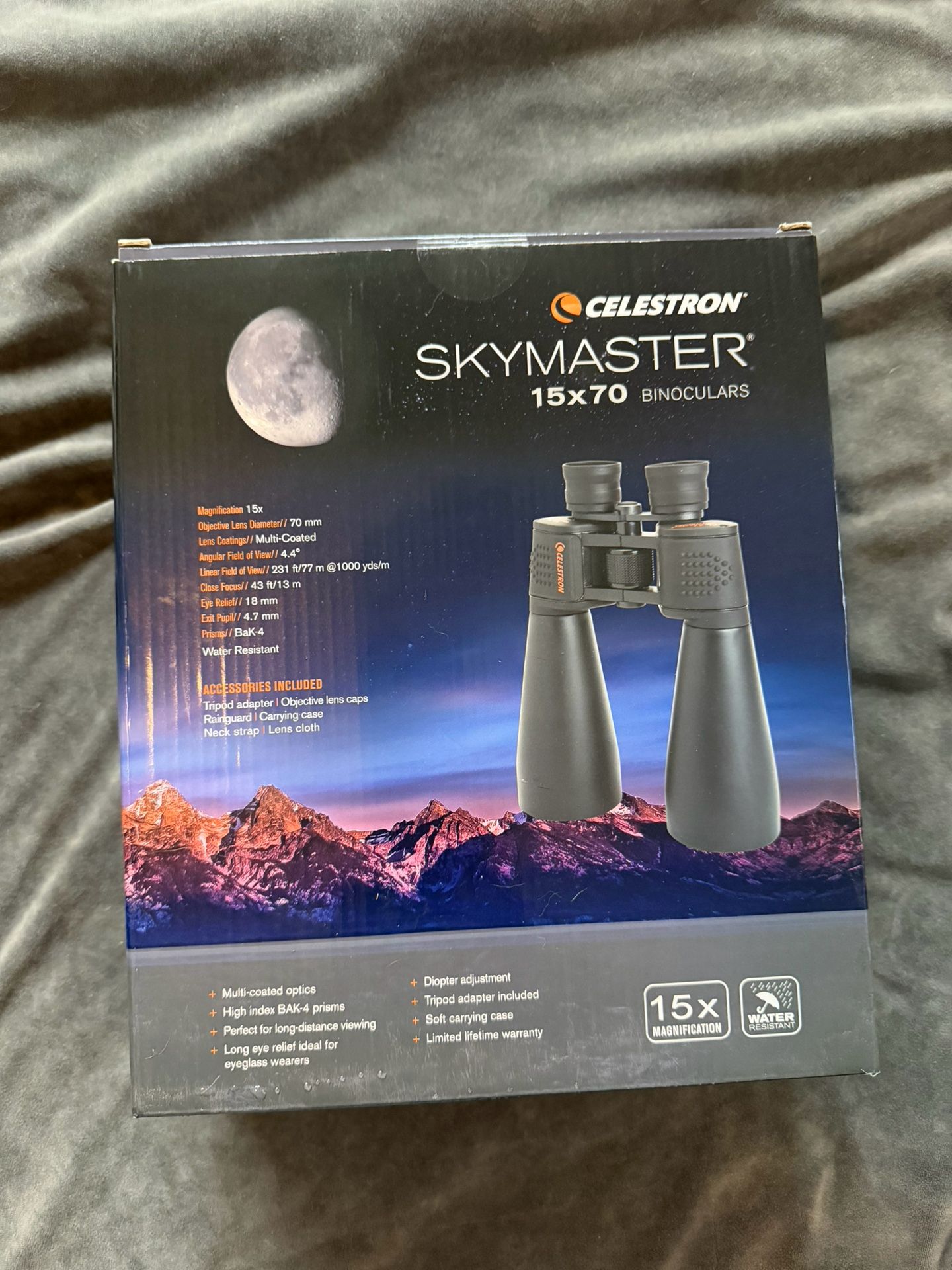 Celestron SkyMaster 15x70mm Binocular - Black