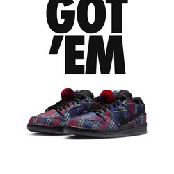 Nike Sb Dunk Nardwuar Size 7 Men Size 8.5 Women 