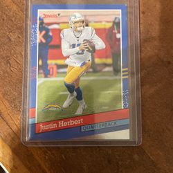 Justin Herbert Donruss 