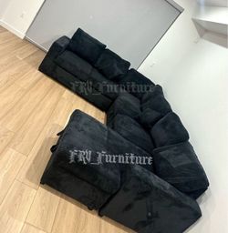 New black sectional