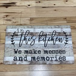 Rustic Kitchen Cushion Fatigue Mat