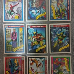 Old Marvel /DC Trading Cards 