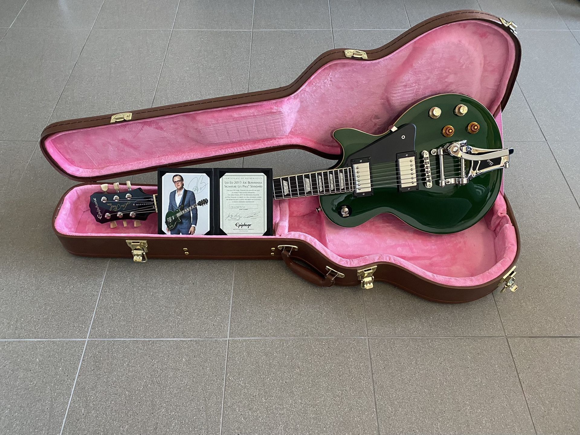 FS/FT: Epiphone Joe Bonamassa Signature Les Paul Standard with Bigsby