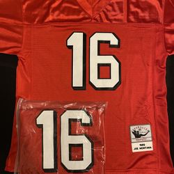 Joe Montana San Francisco 49ers Legacy Jersey - Scarlet🏈