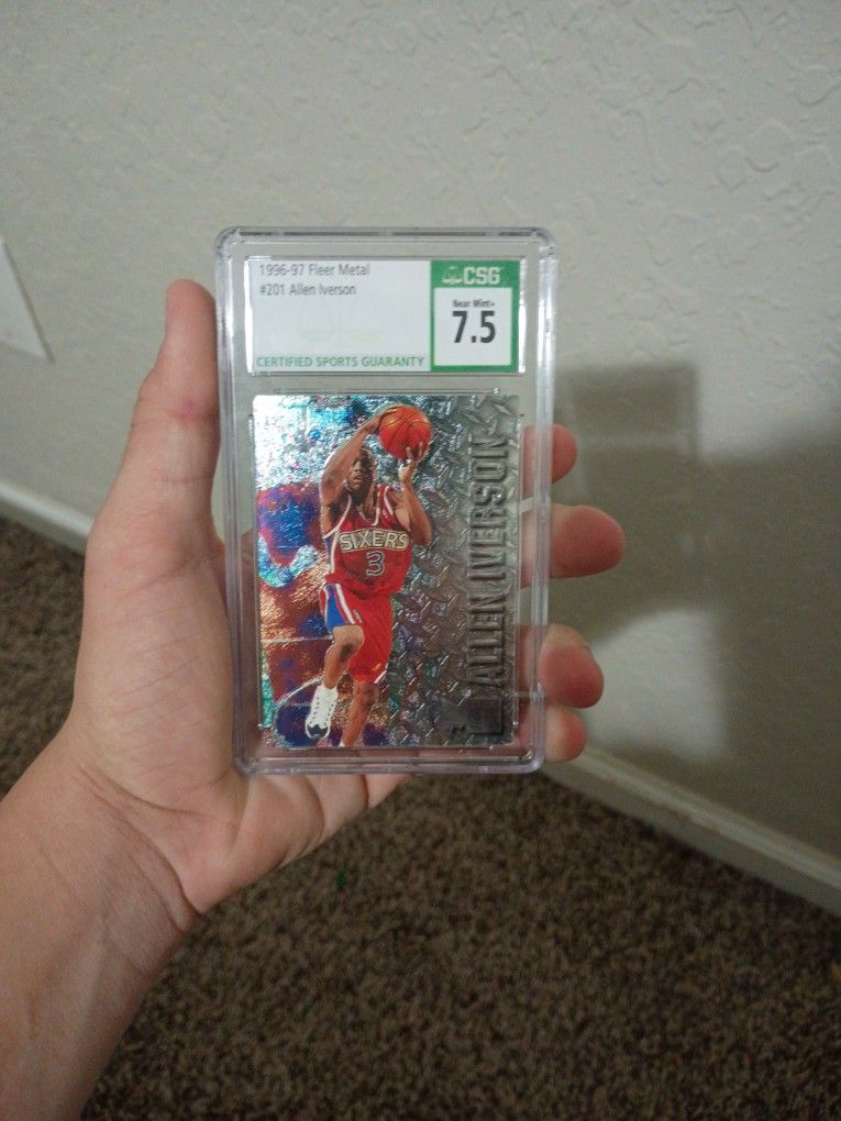 1996-97 Fleer Metal #201 Allen Iverson