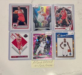 6 card lot - Houston Rockets Basketball - Rookies, Parallel, Insert