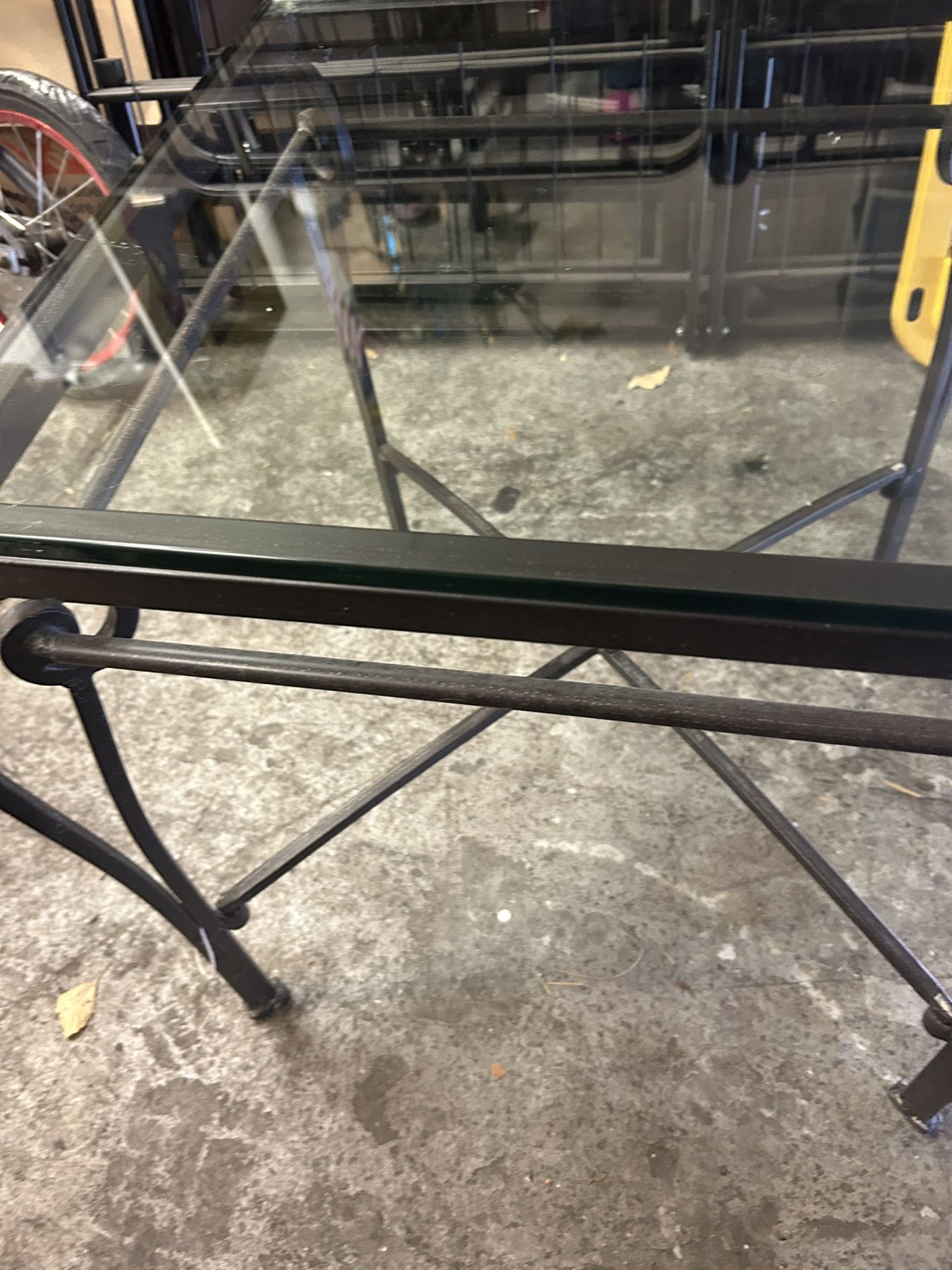 Glass End Table