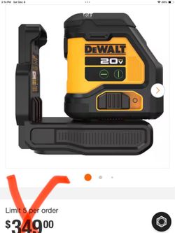 DEWALT 20V Green Cross Line Laser Level (Tool-Only