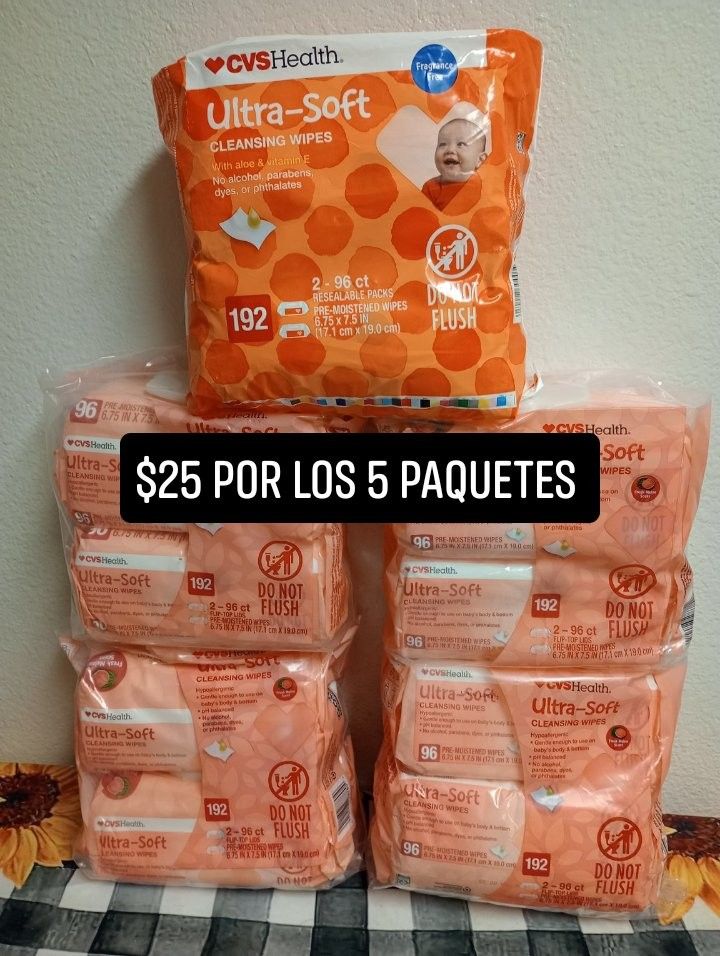 5 Paquetes de Wipes de 192 en Cada Paquete, Personas Interesadas en Comprar