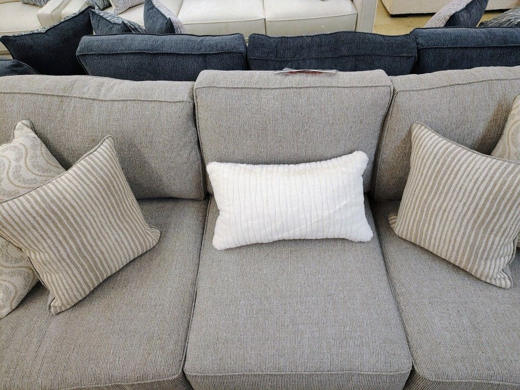 2 Piece Curved Cuddler Sofa 