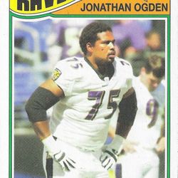 2005 Johnathan Ogden Football Card ( Topps #123 ) 🔥 Rare