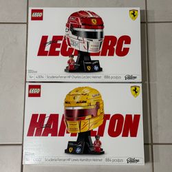 Lewis Hamilton and Charles Leclerc Lego Helmet Set (price is for EACH helmet)