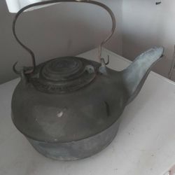 Antique Tea Cattle Coffee Pot 