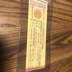 vintage 1988 Public Enemy NWA concert full ticket stub Hip-Hop Rap  Civic Center Thumbnail